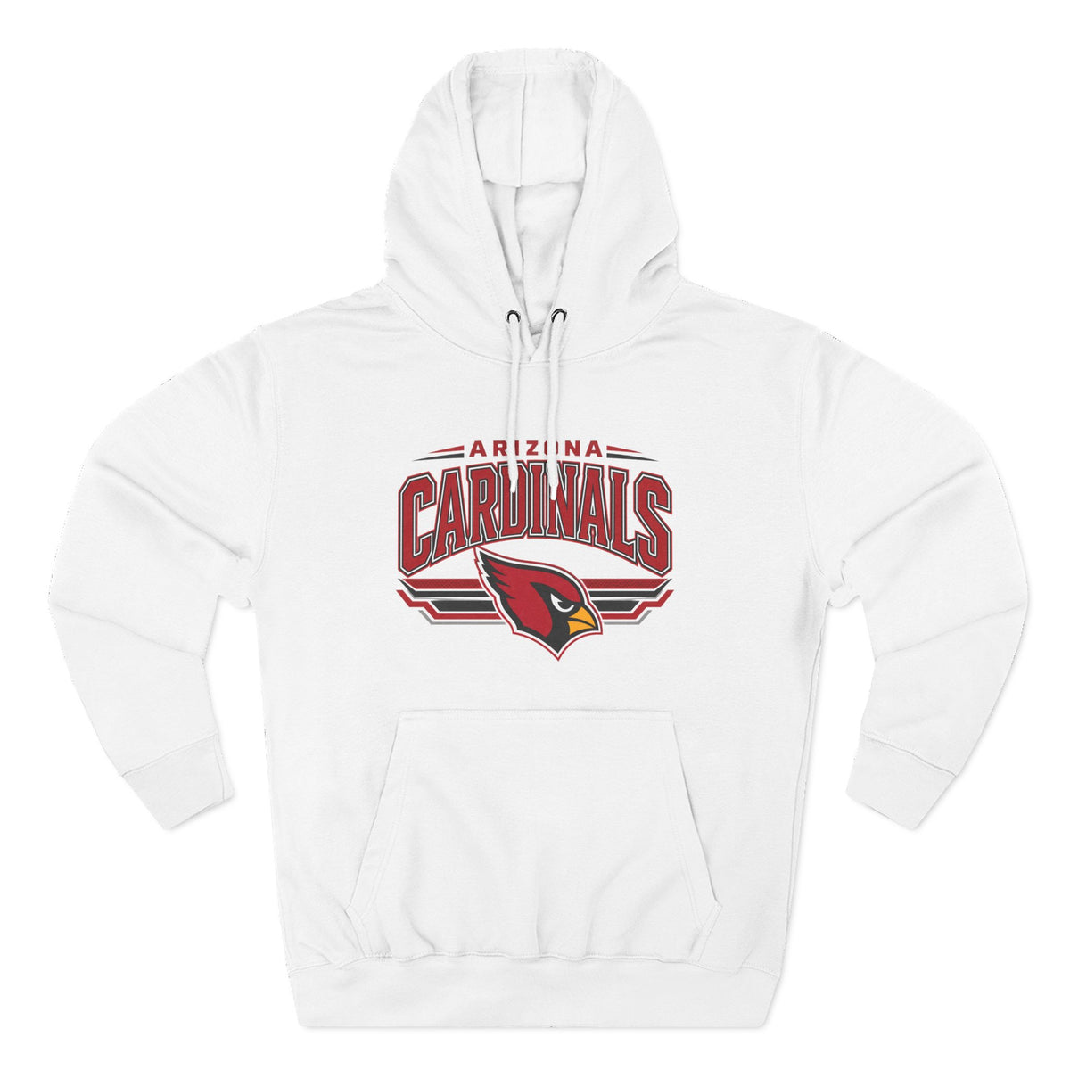 Three-Panel Fleece Hoodie