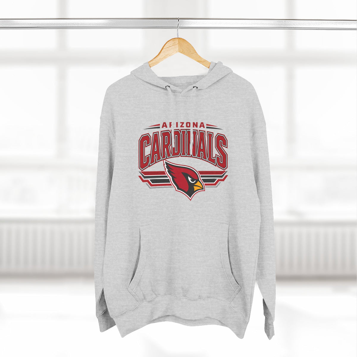 Three-Panel Fleece Hoodie