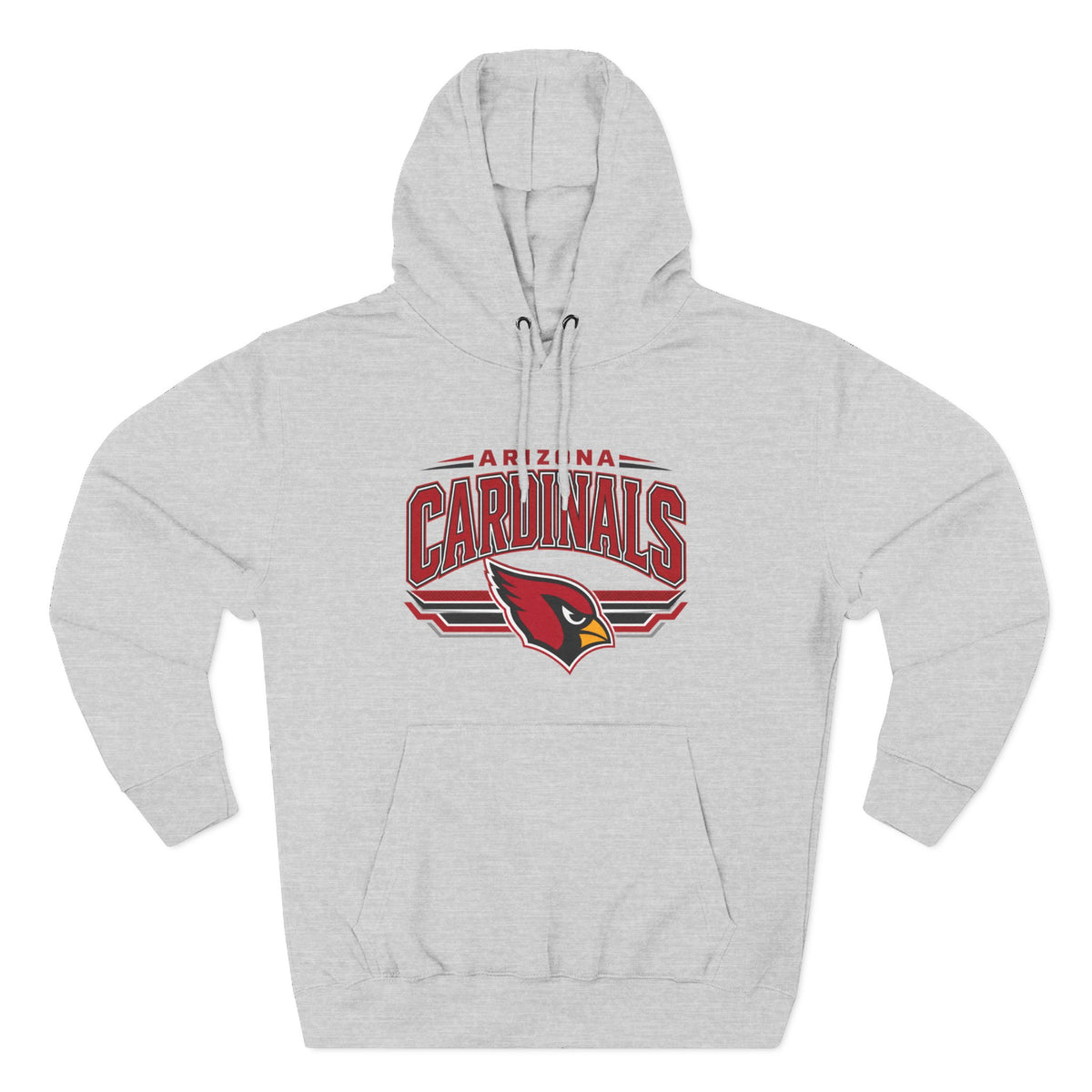 Three-Panel Fleece Hoodie